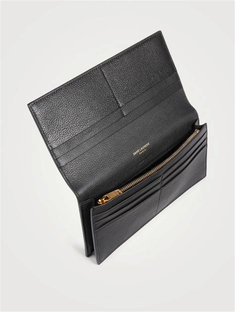 ysl tiny monogram continental wallet|ysl monogram wallet price.